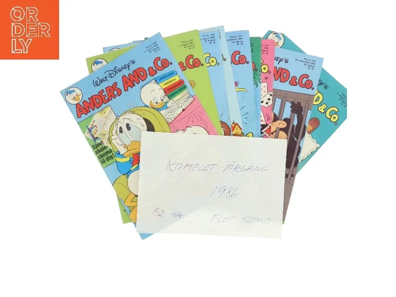 Billede 3 - Komplet årgang 1986 Anders And & Co. af Walt Disney (Bog)
