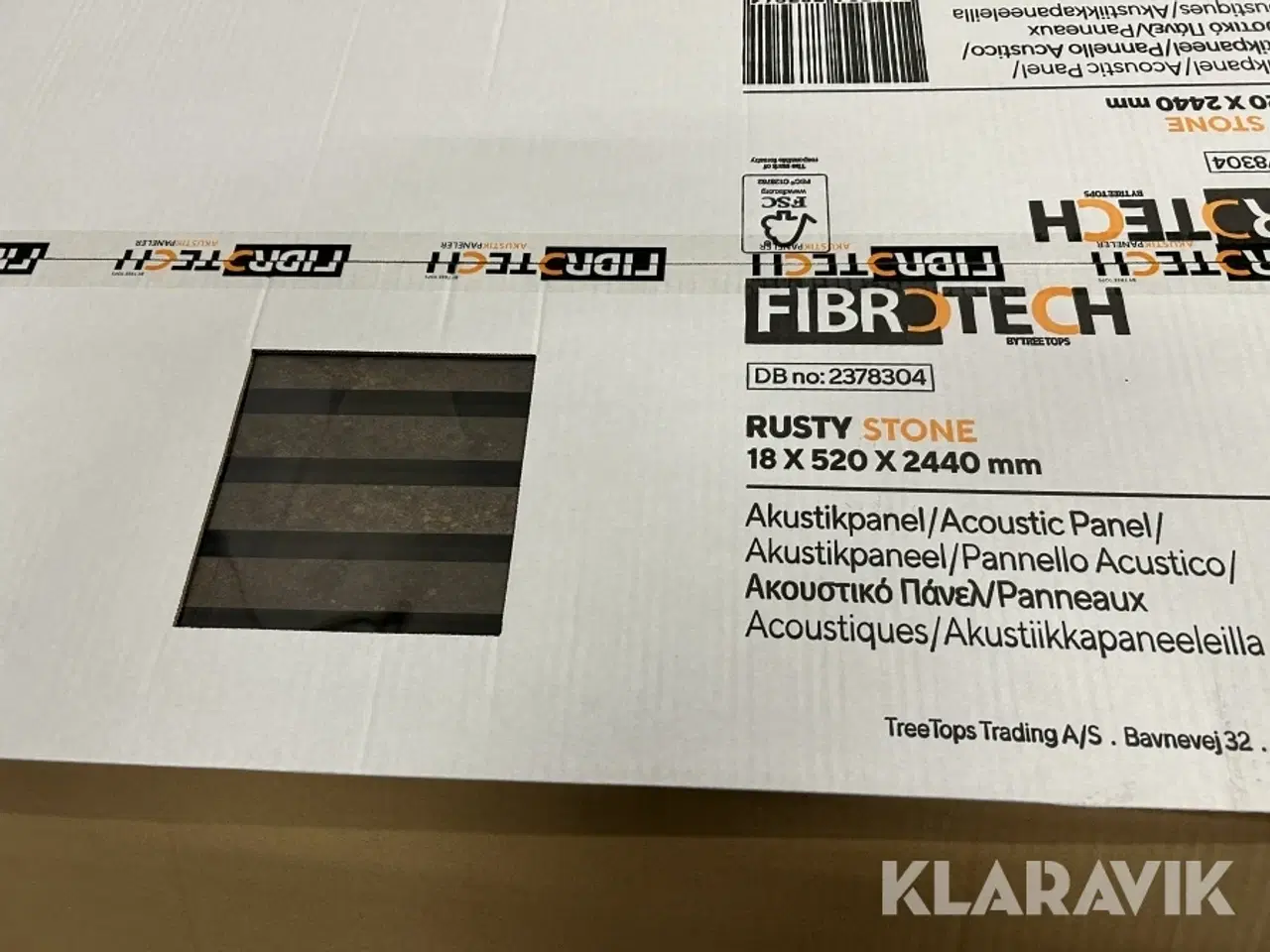 Billede 3 - Akustikpaneler Fibrotech Rusty Stone 20 styk