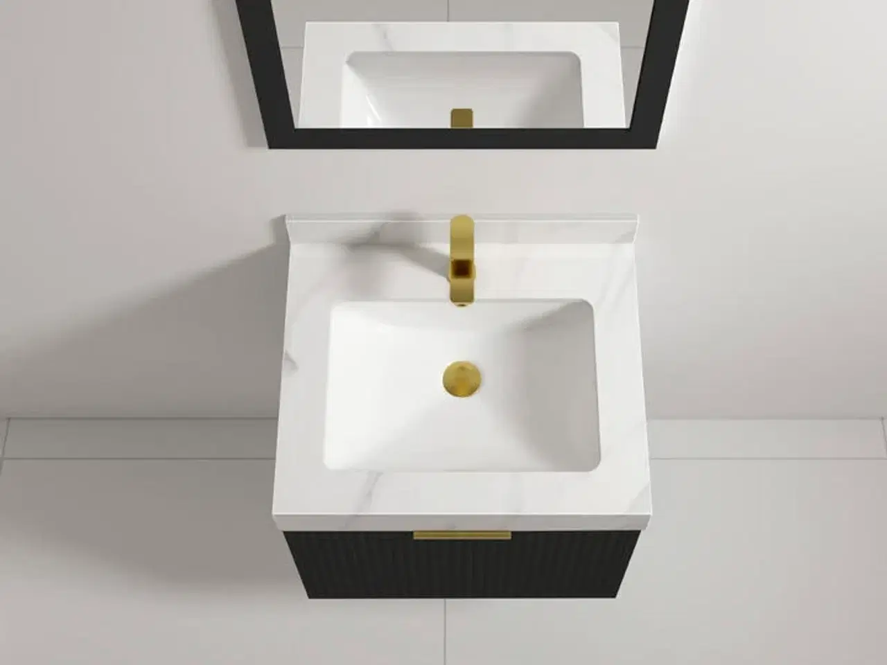 Billede 2 - Baderumsmøbel, Auburn, Black, 60