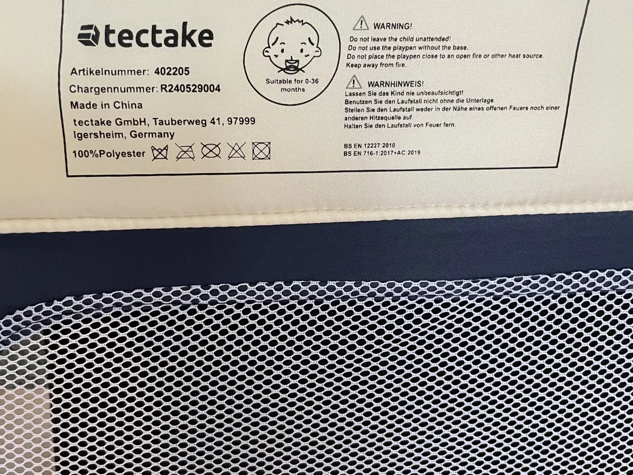 Billede 7 - Kravlegård/rejseseng og sengeramme