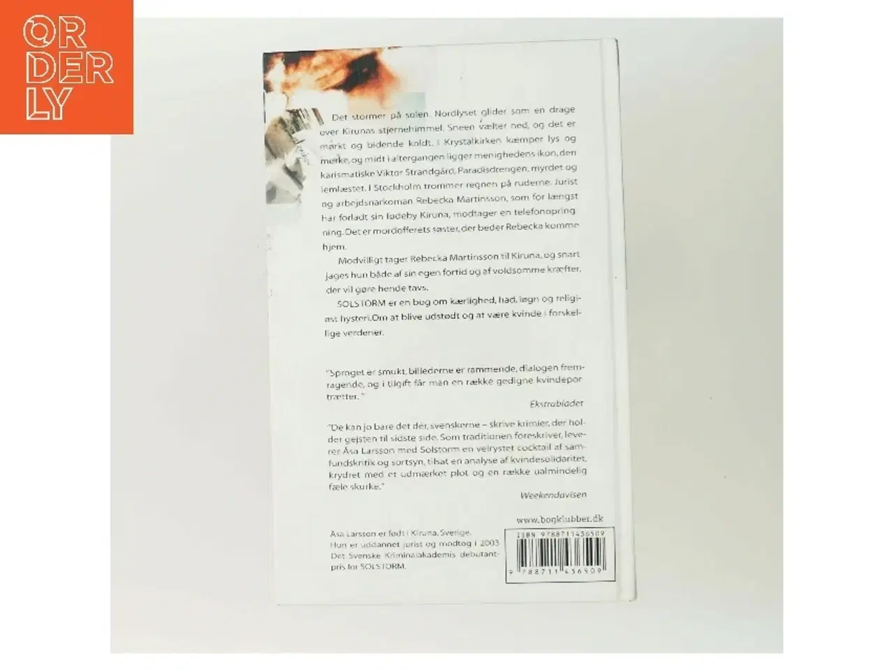 Billede 3 - Solstorm af Åsa Larsson (Bog)