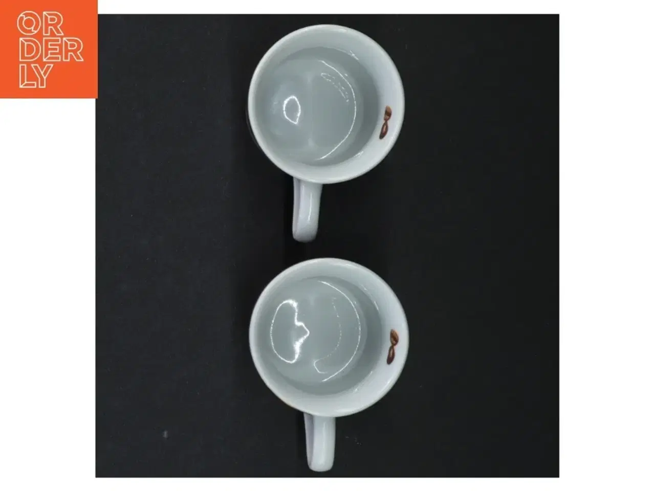 Billede 2 - Kaffekopper med bønnemotiv fra Søstrene Grene (str. 6 x 6 cm)