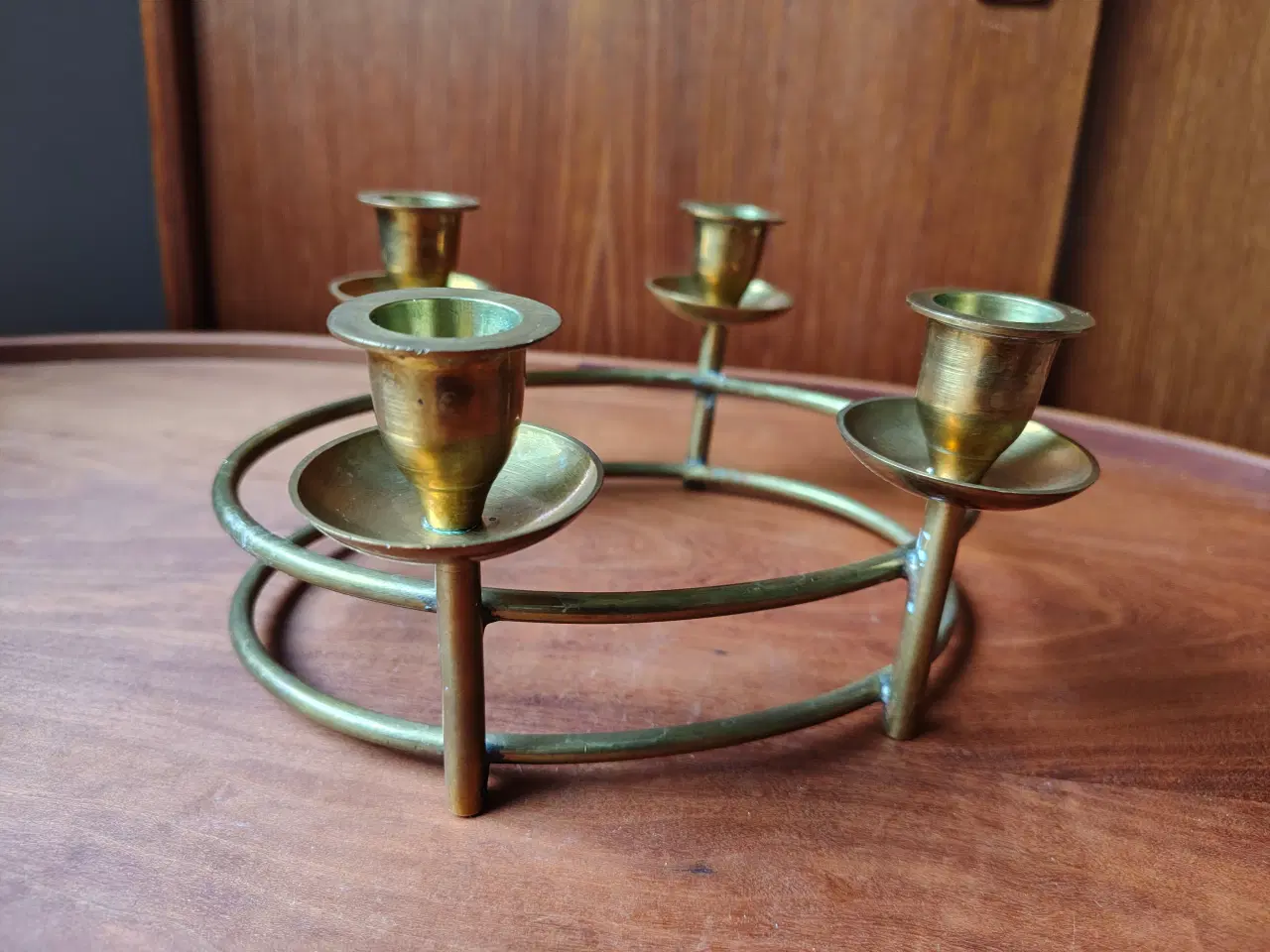 Billede 1 - Flot messing adventsstage