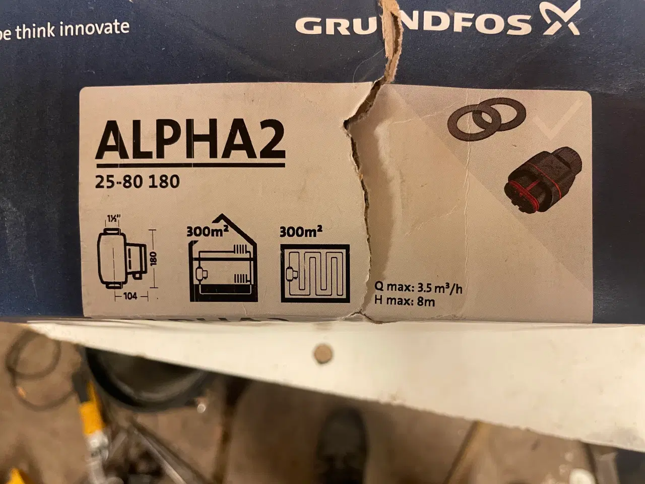 Billede 2 - Grundfos alpha 2 25-80 180