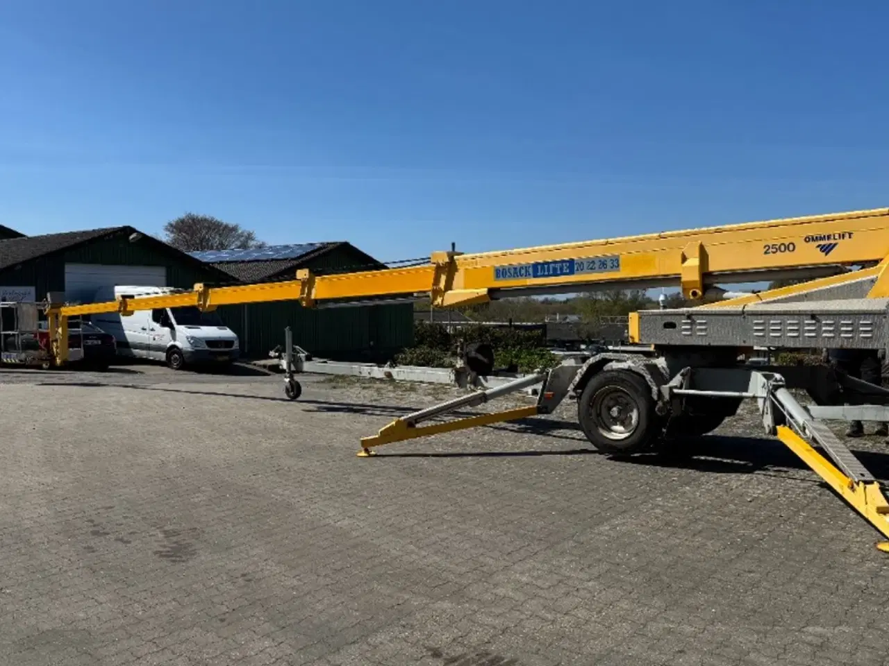 Billede 3 - Omme 25m trailerlift 2500E med Honda benzinmotor