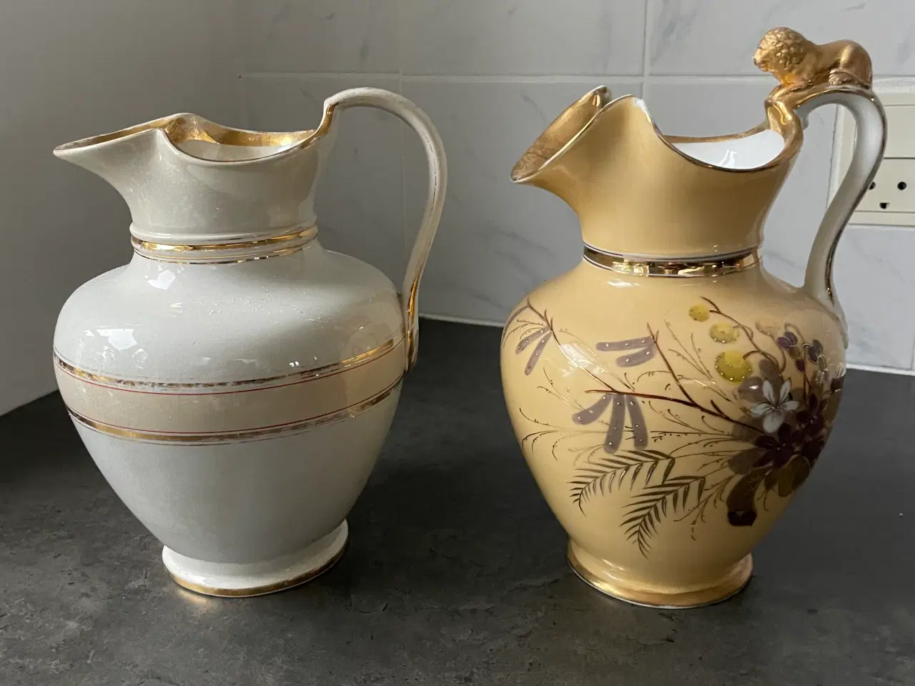 Billede 2 - Løvekande gammel kande chokoladekande