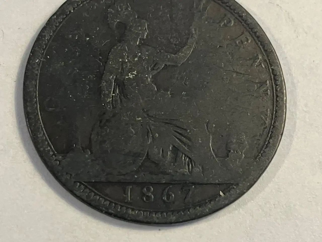 Billede 1 - One Penny 1867 England