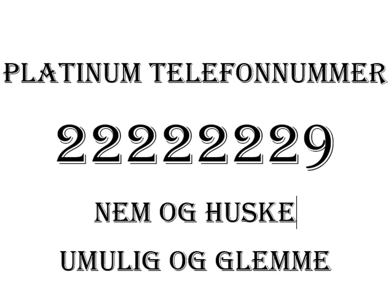 Billede 3 - platinum telefonnummer