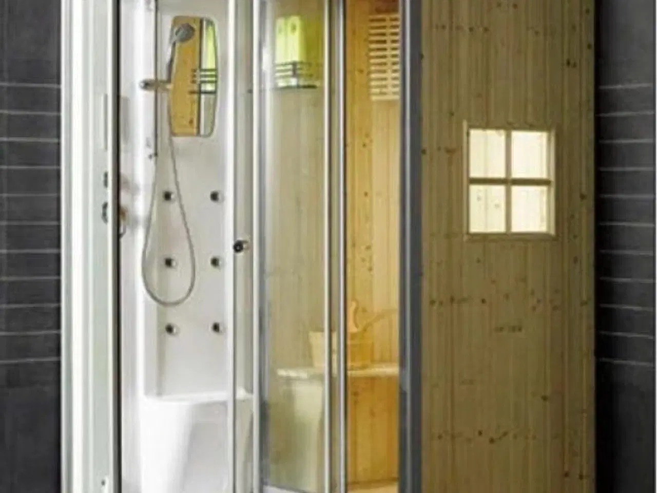 Billede 1 - Sauna og dampbad kabine