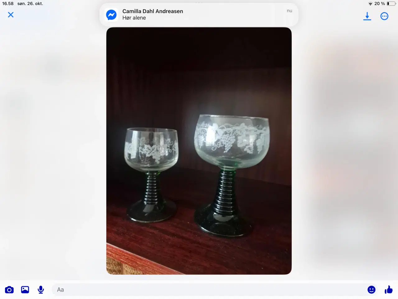 Billede 2 - Rømer glas 