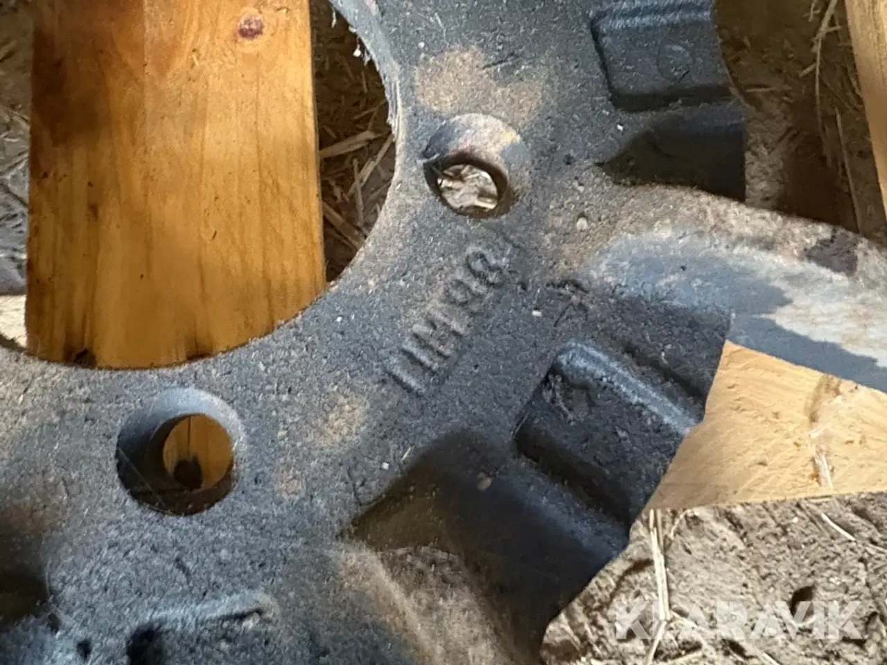 Billede 7 - Oppelhjul med klør 710mm fabrik 2 styk.