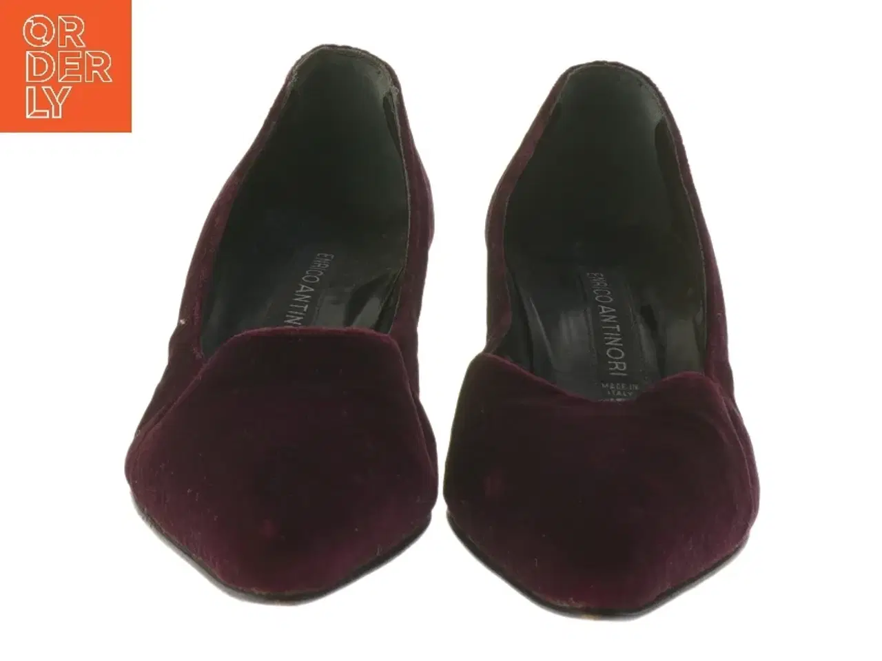 Billede 4 - Vinrøde stiletter fra Vero Cuoio (str. 37,5 )