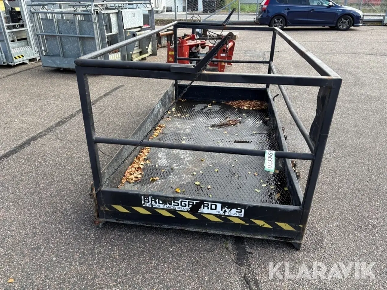 Billede 4 - Mandskabs kurv KIRK Maskinfabrik