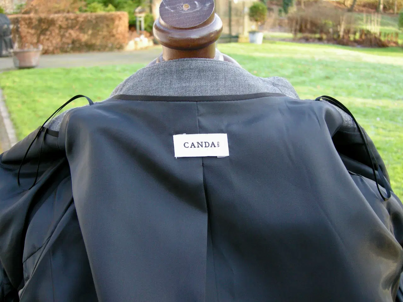 Billede 6 - Figursyet blazer fra CANDA STR. 38, Mellemgrå 