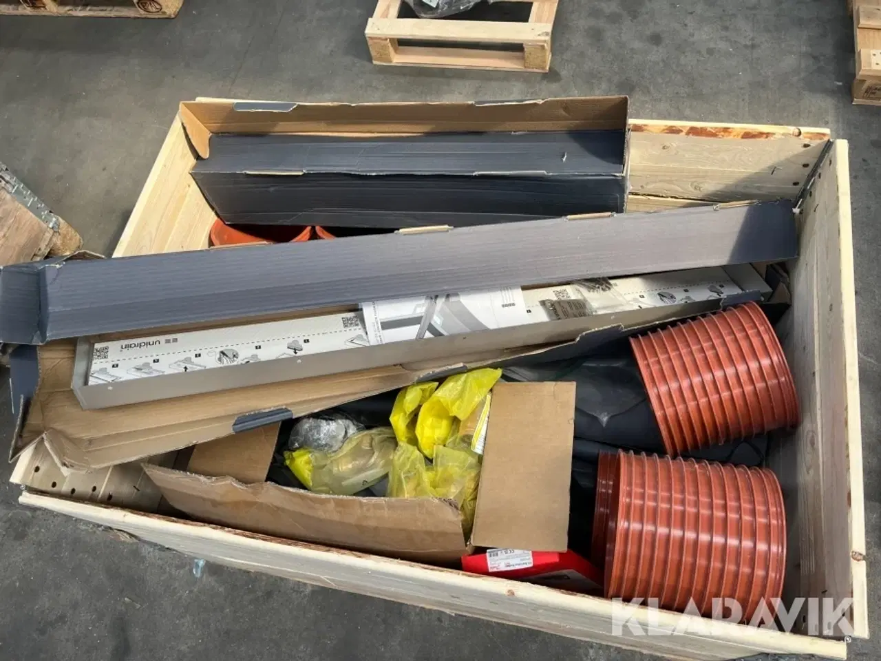 Billede 1 - Blandet lot - linjedræn, kloakrør, fittings