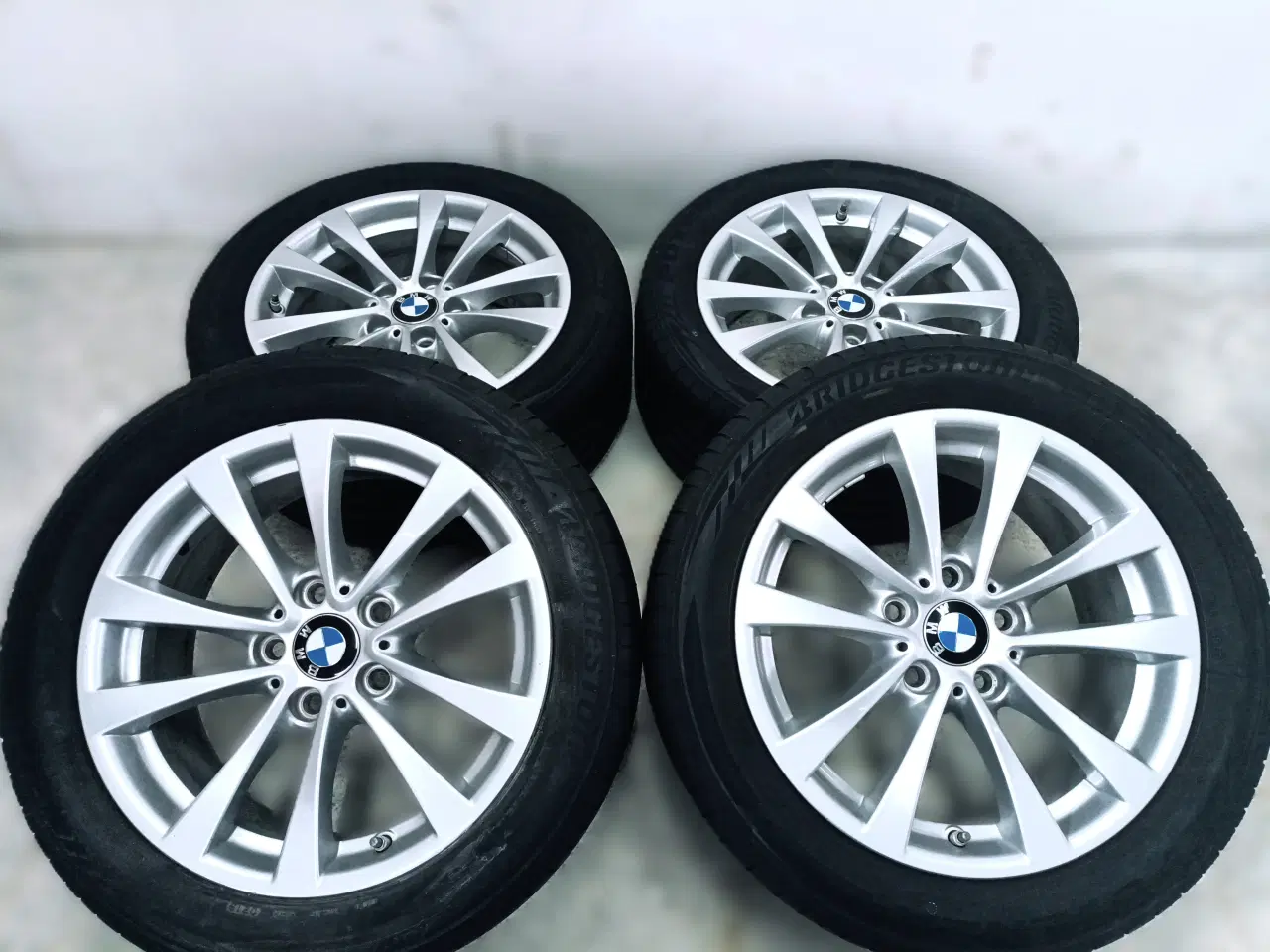 Billede 3 - 5x120 17" ET37 nav 72,6ø BMW sommersæt inkl.TPMS 