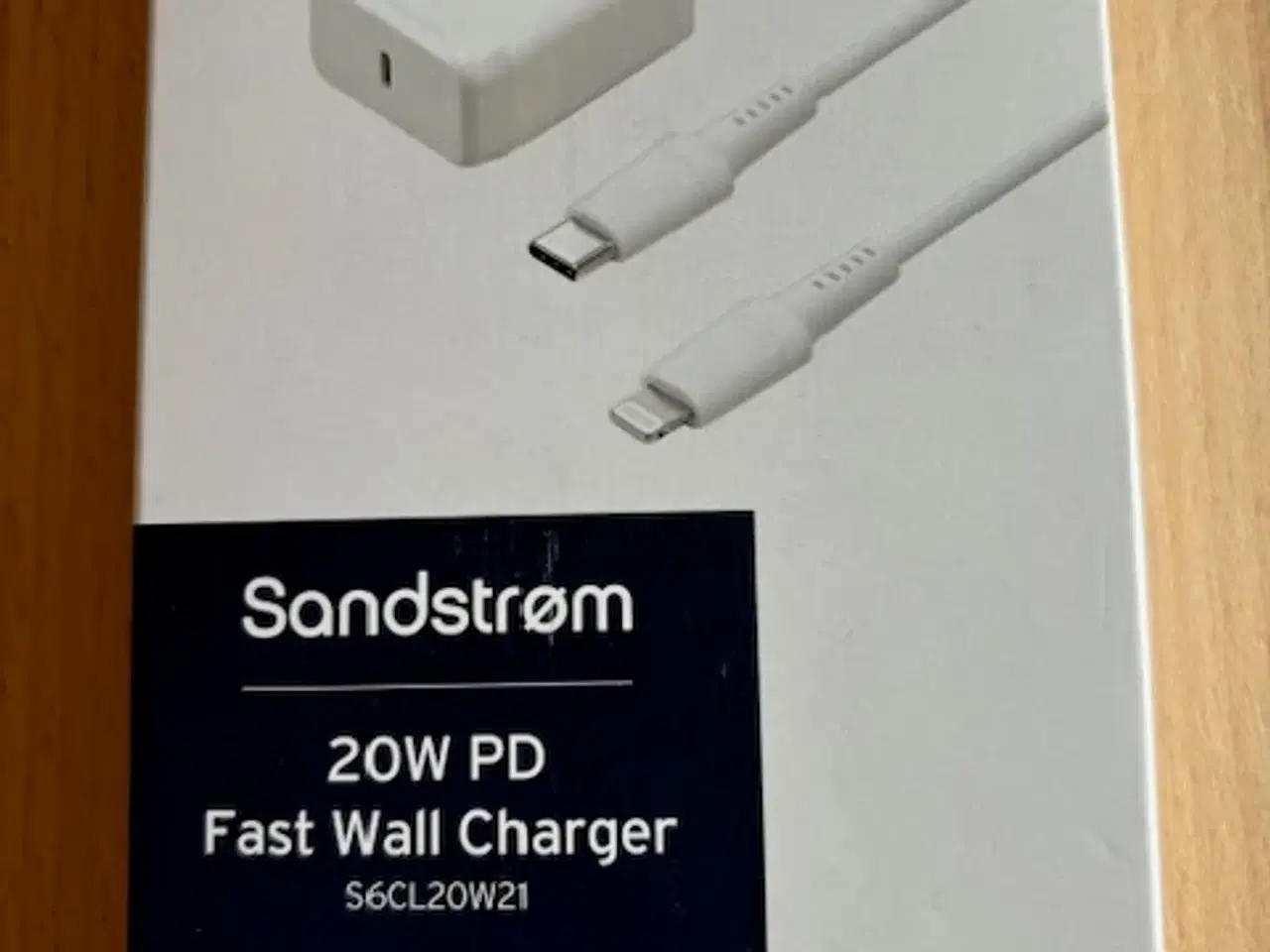 Billede 1 - iPhone oplader - Sandstrøm 20W PD Fast Wall Charge