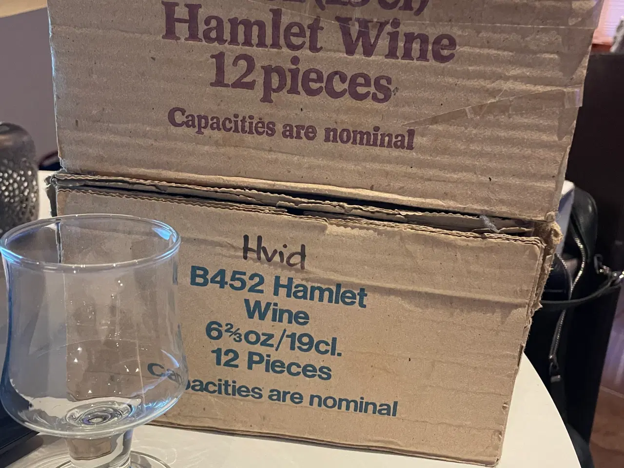 Billede 1 - Hamlet hvidvins glas