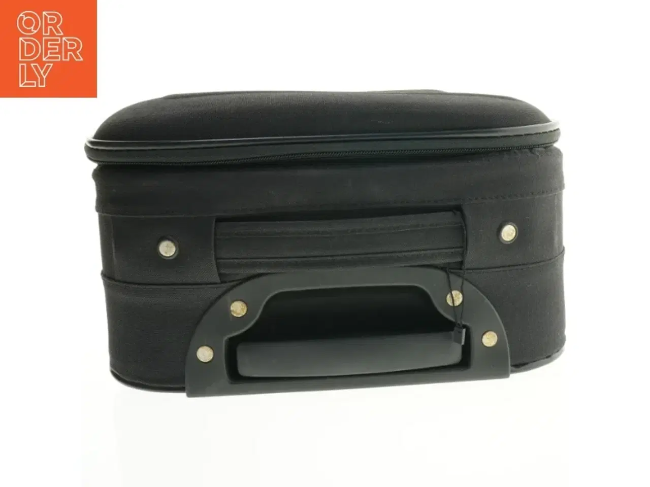 Billede 3 - Sort kuffert med hjul (str. 48 x 35 cm)