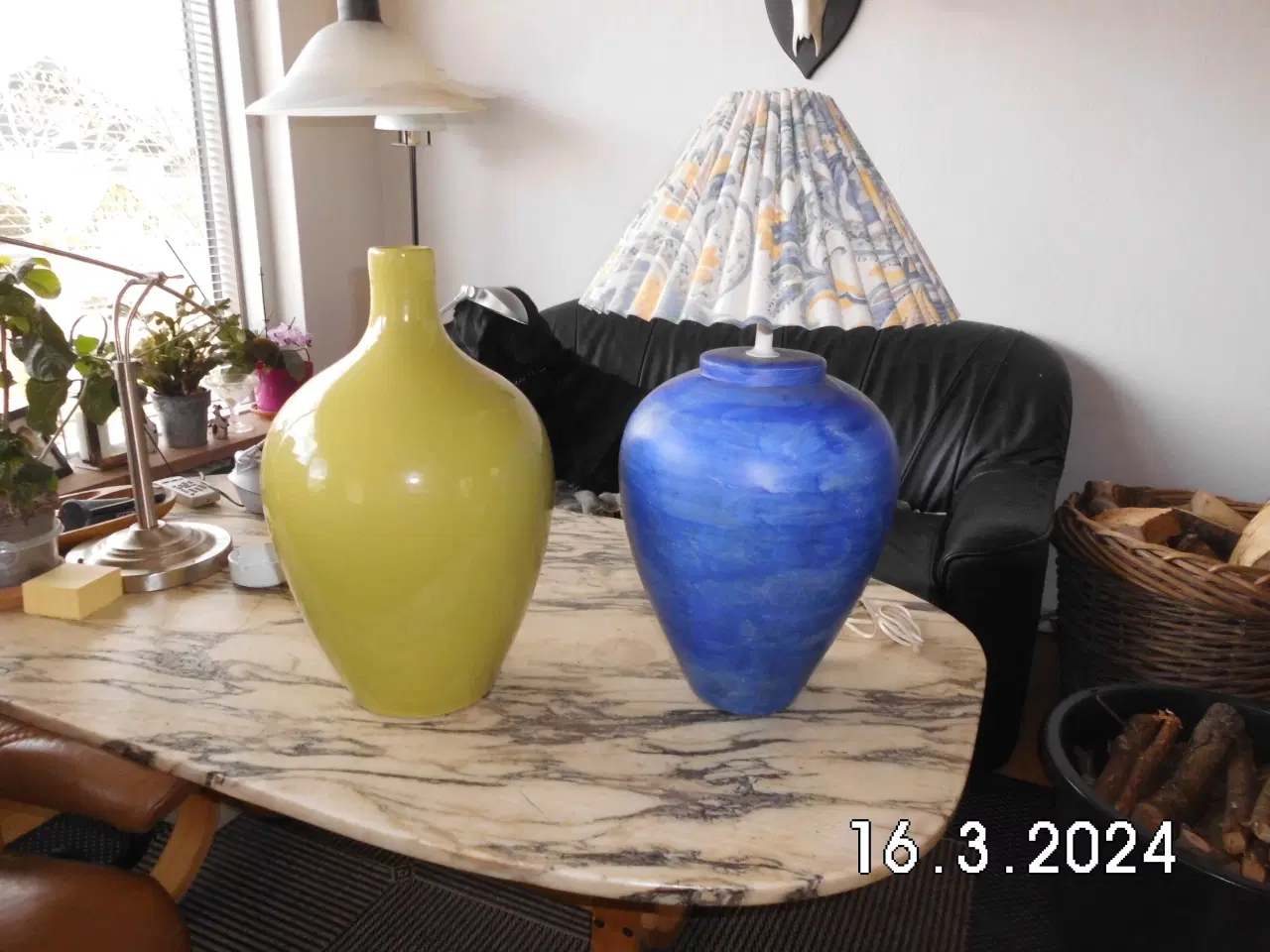 Billede 1 - lampe og vase