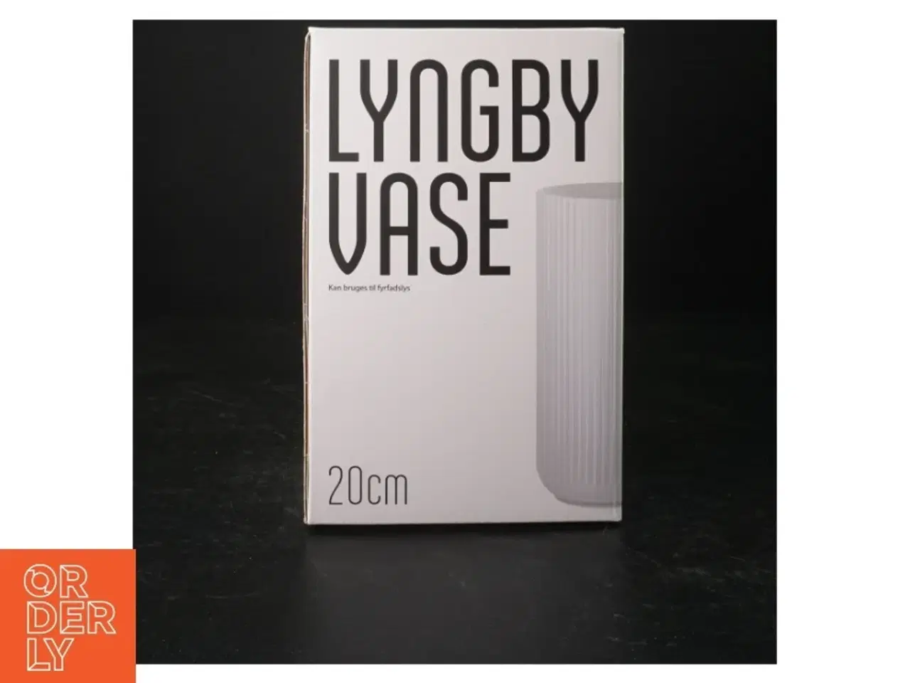 Billede 2 - Lyngby glasvase fra Lyngby (str. 20 cm)