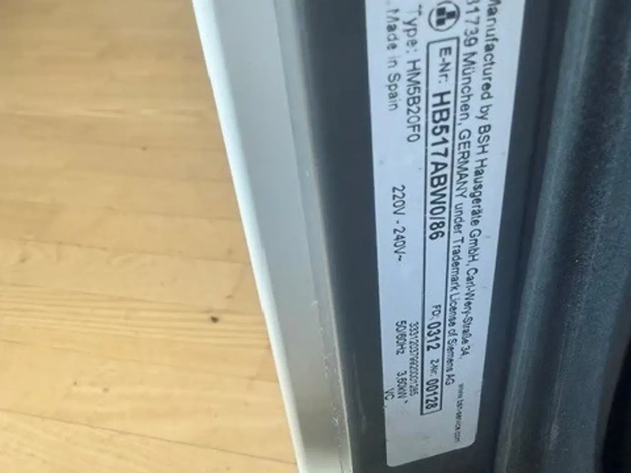Billede 1 - Siemens opvaskemaskine