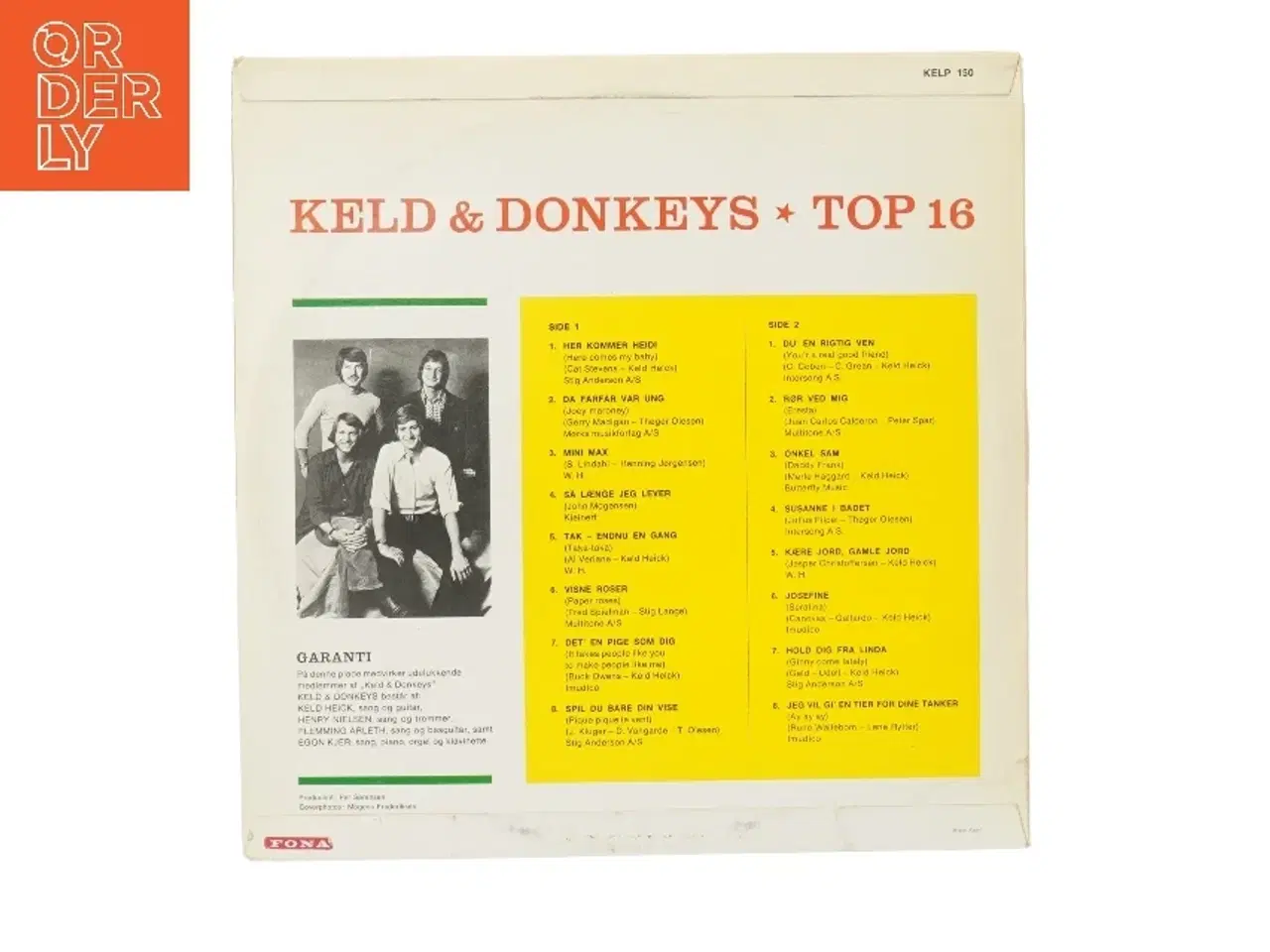 Billede 2 - Keld & Donkeys LP Top 16