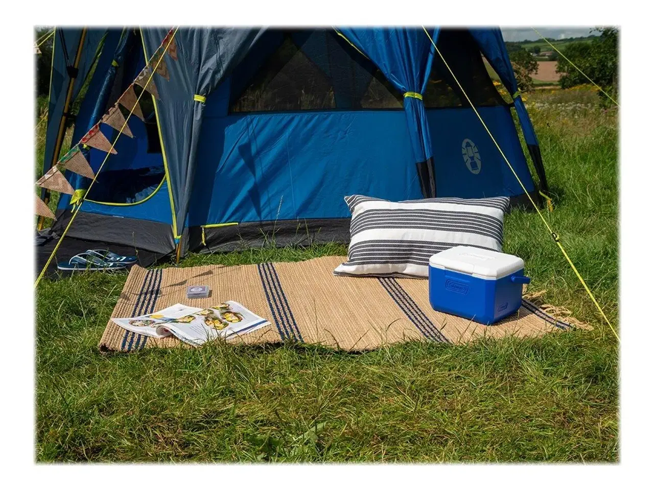 Billede 7 - Køleboks Coleman FlipLid 6 – 4,7 l – blå/hvid