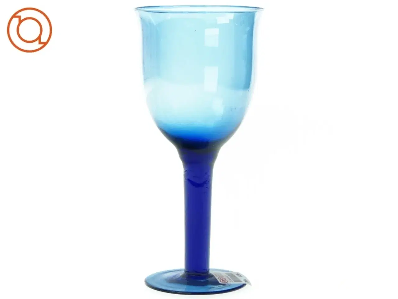 Billede 1 - Blåt glas (str. 22 x 10 cm)