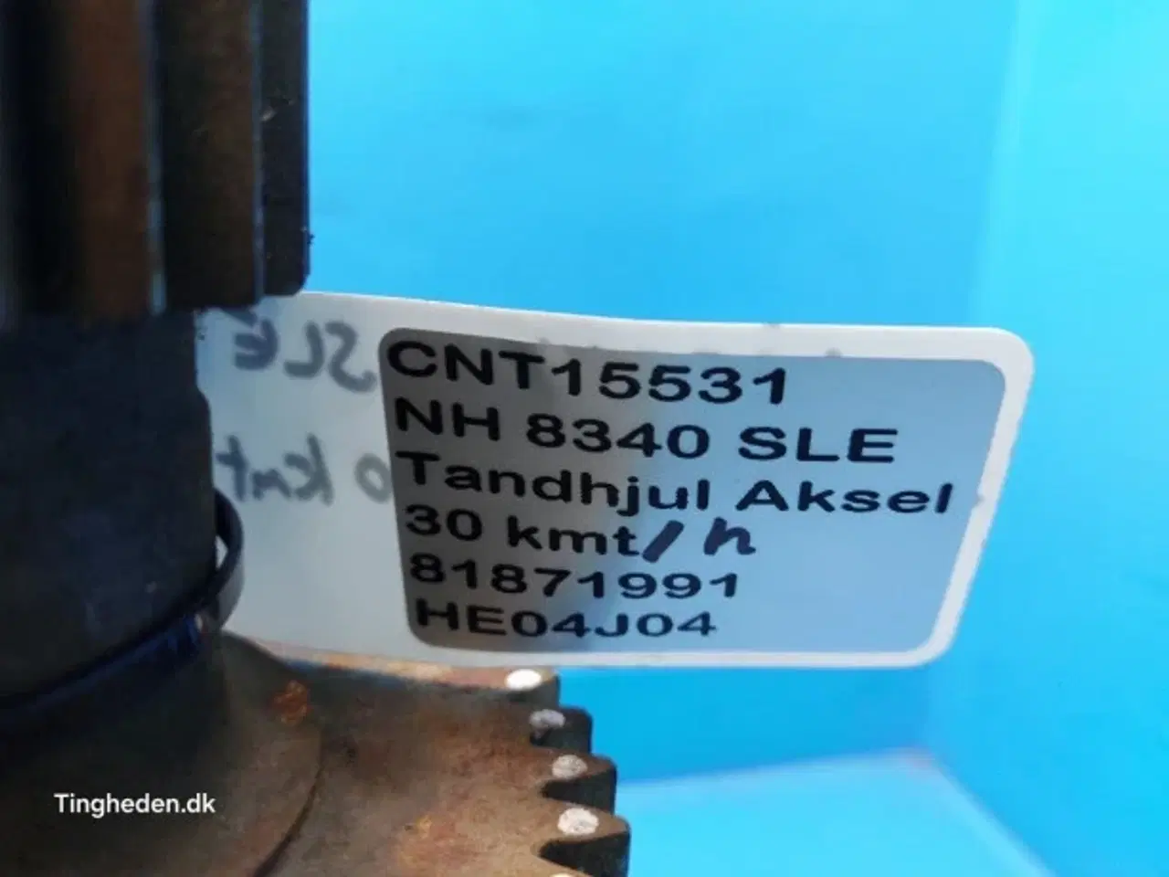 Billede 17 - New Holland 8340 Tandhjul Aksel 81871991