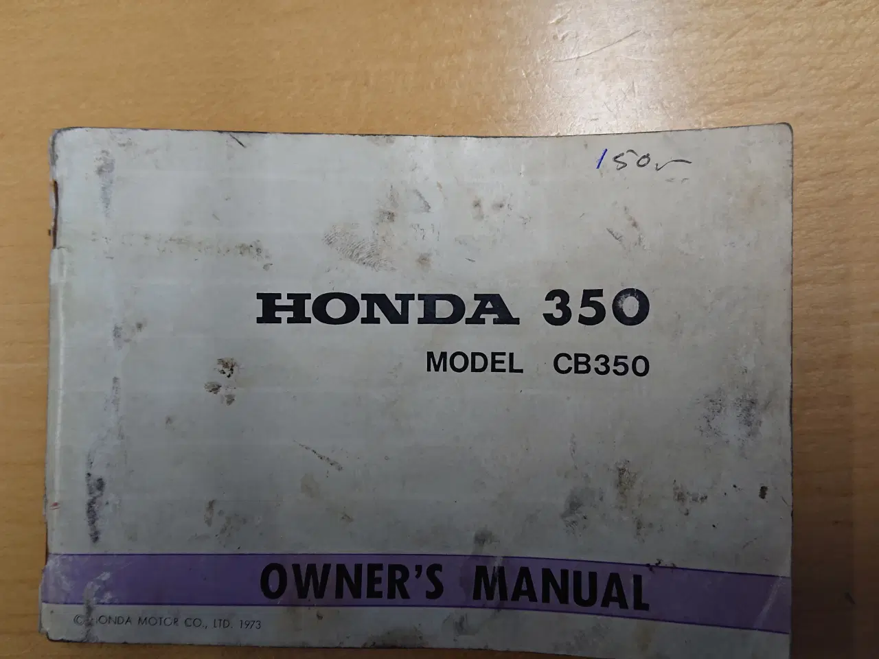 Billede 1 - CB350 + flere Owners Manual 