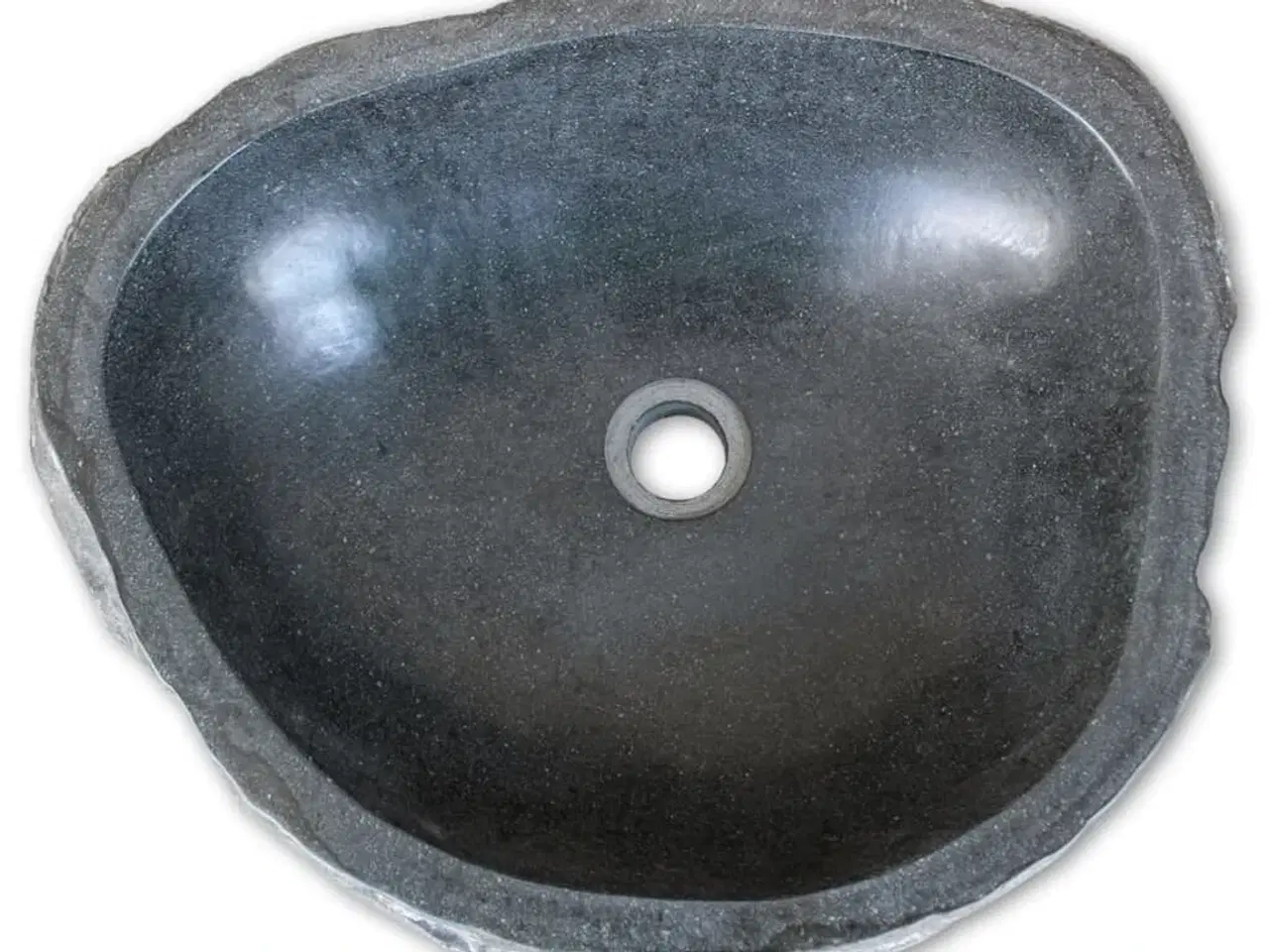 Billede 4 - Håndvask 37-46 cm oval flodsten