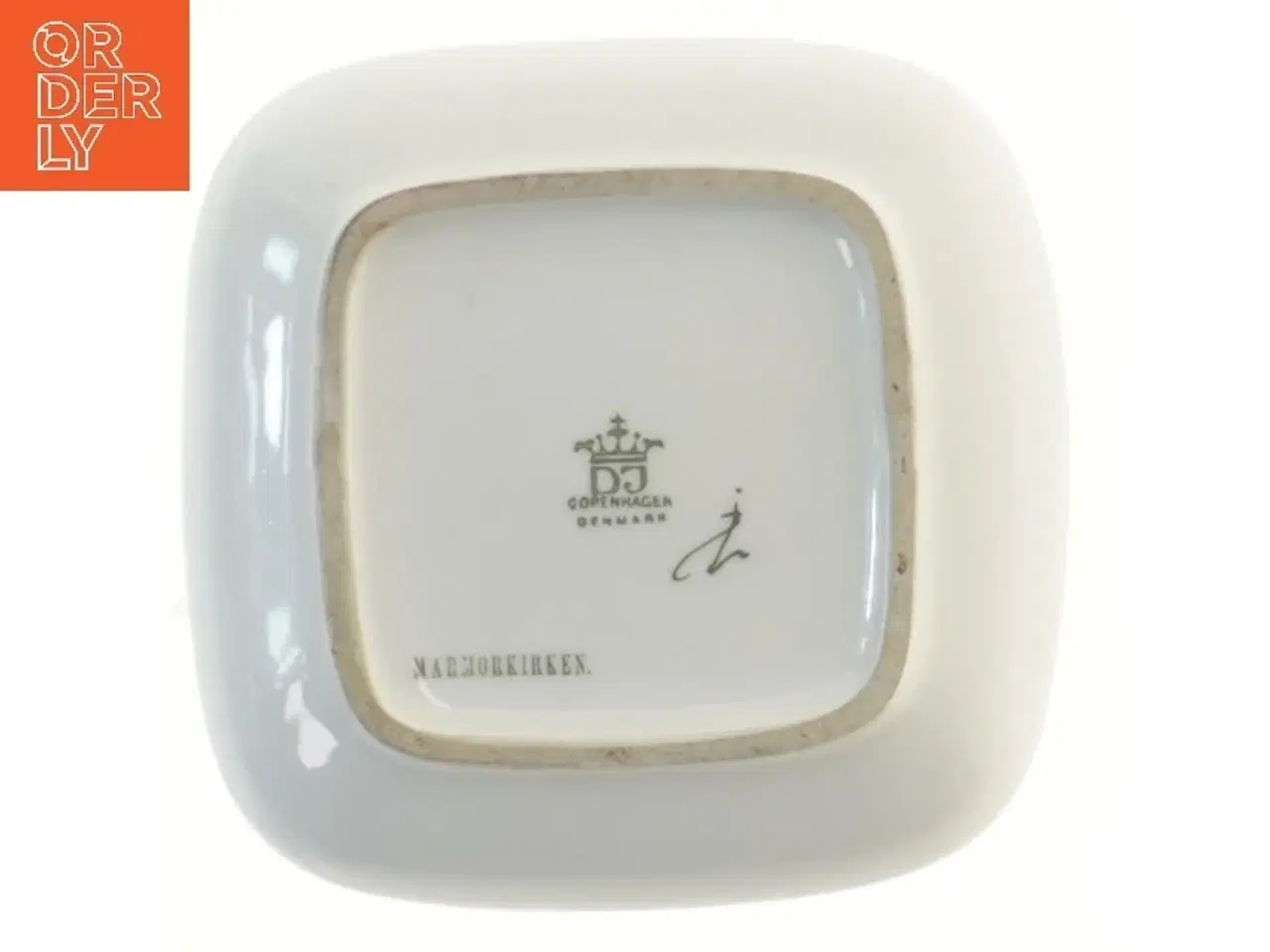 Billede 2 - askebæger/  med Marmorkirken motiv fra Royal Copenhagen (str. 13x13 cm)