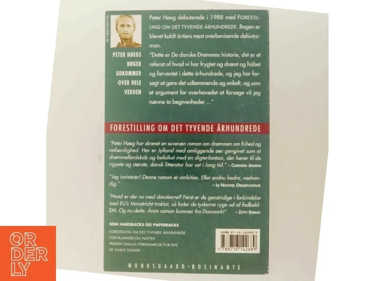 Billede 3 - Forestilling om det tyvende århundrede : roman af Peter Høeg (f. 1957-05-17) (Bog)