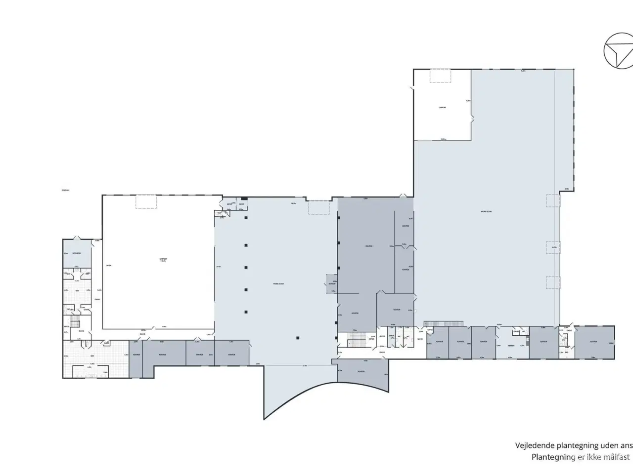 Billede 12 - Højloftet lager m. kontorfaliciliteter udlejes i Slagelse. 