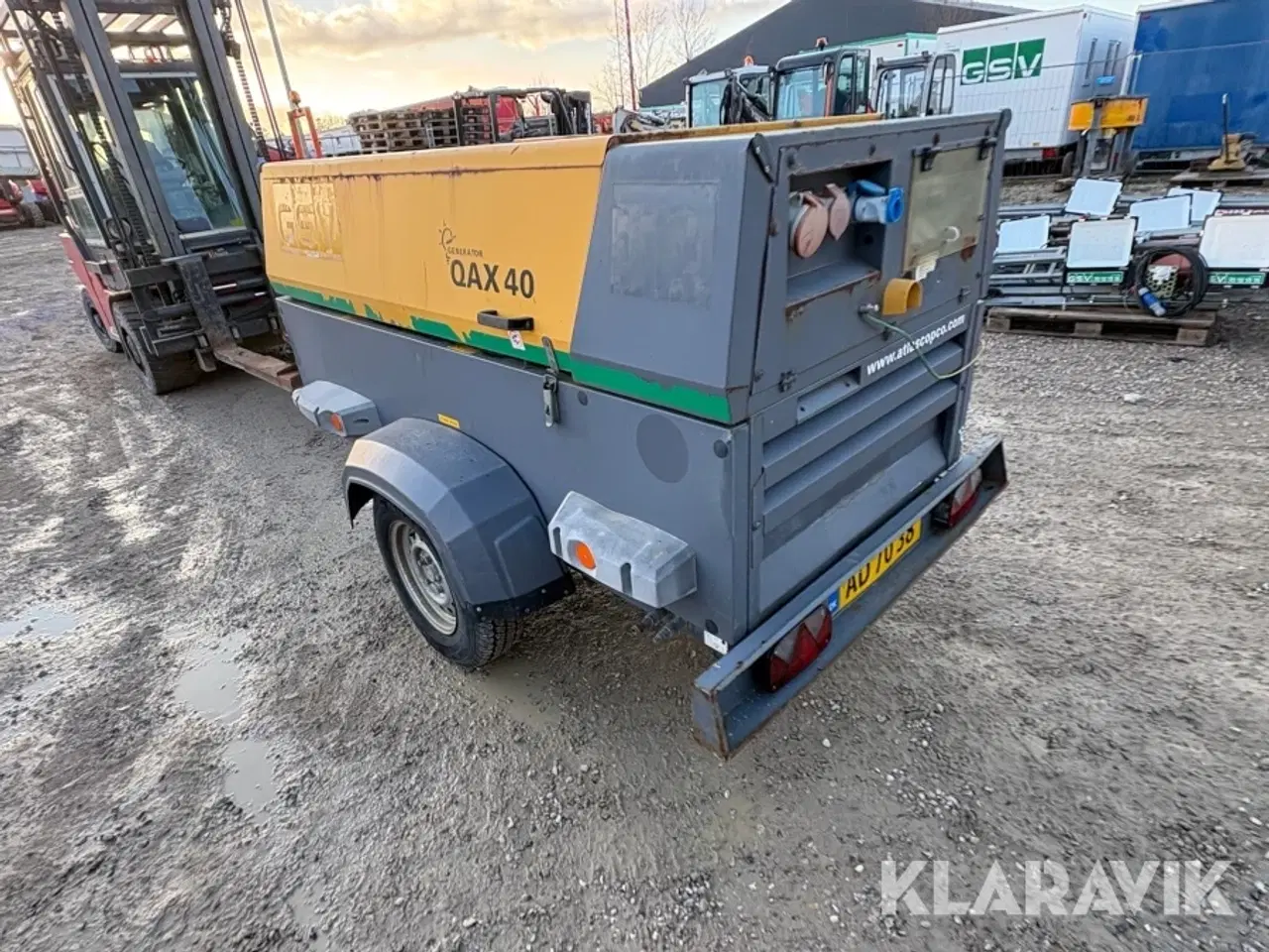Billede 4 - Generator trailer Atlas copco QAX 40