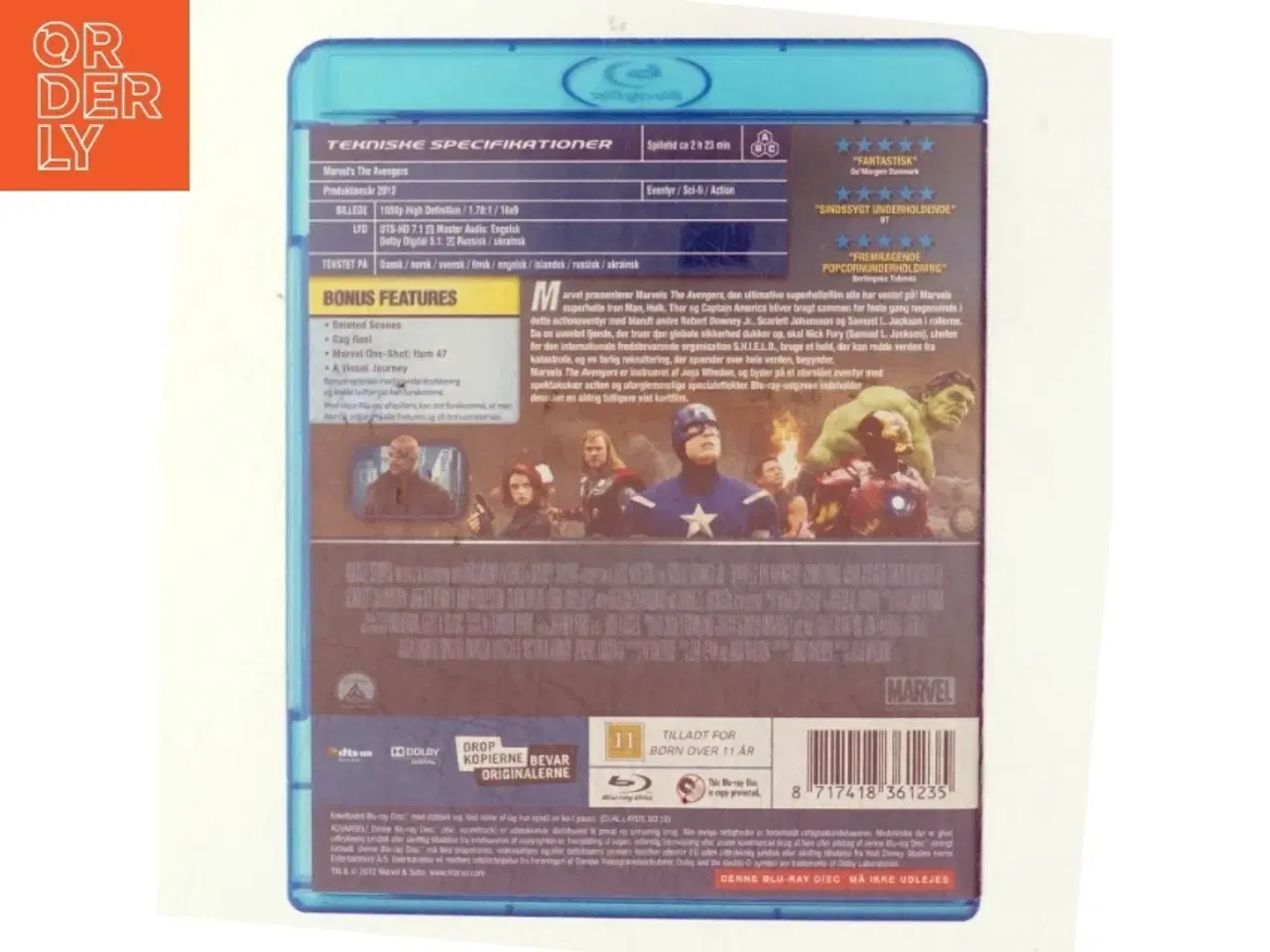 Billede 3 - Marvels Avengers (Blu-Ray)