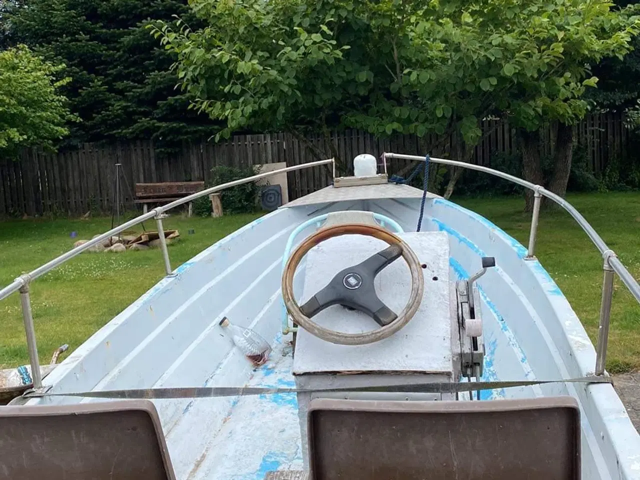 Billede 6 - Styrepult båd glasfiber med trailer og motor 