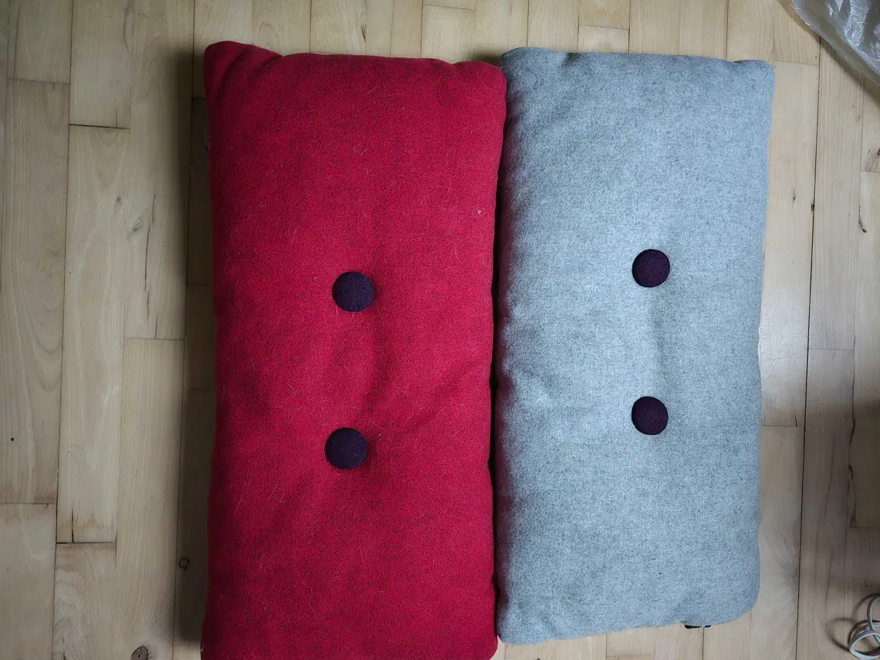 Billede 1 - Div puder, Bordlampe, sølv søjler til lys 