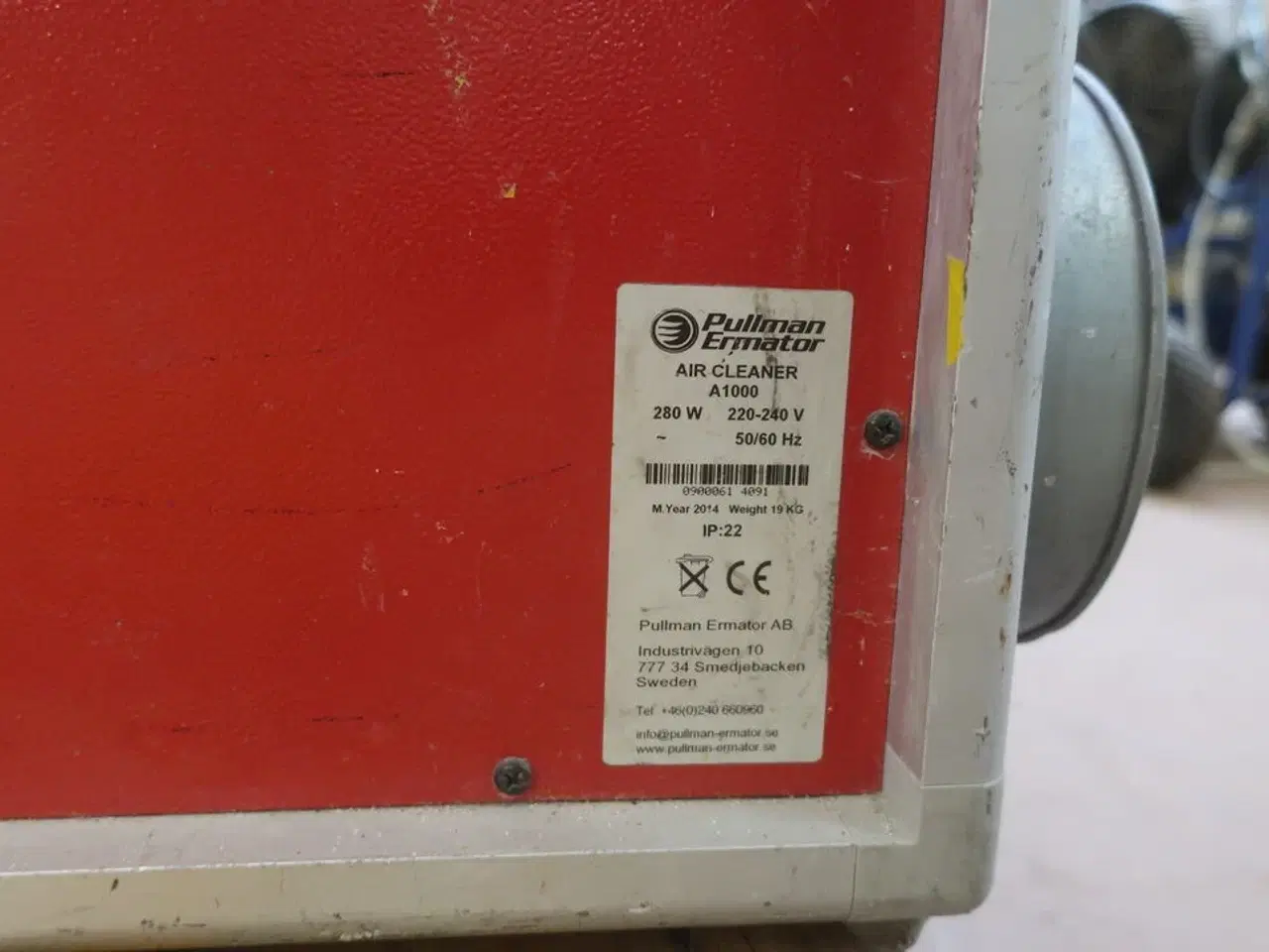 Billede 2 - Luftrenser PULMAN ERMATOR A1000