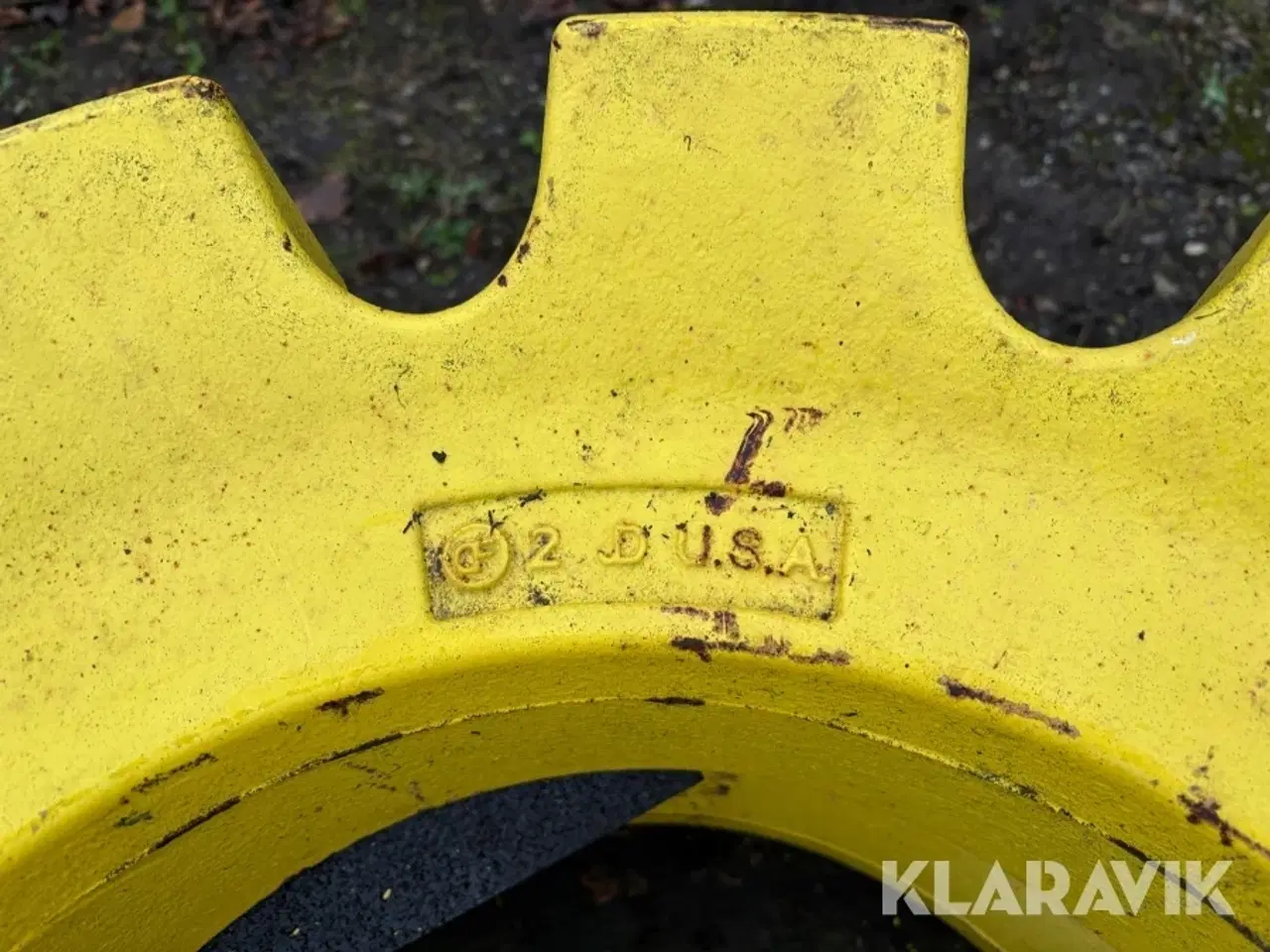 Billede 7 - Fælgvægte John Deere R26/311 - 205 kg 2 styk