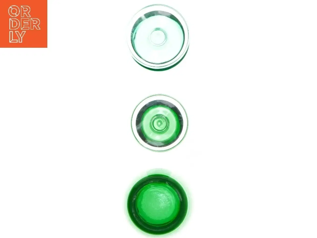 Billede 2 - Grønne drikkeglas sæt (str. 9-12 cm)