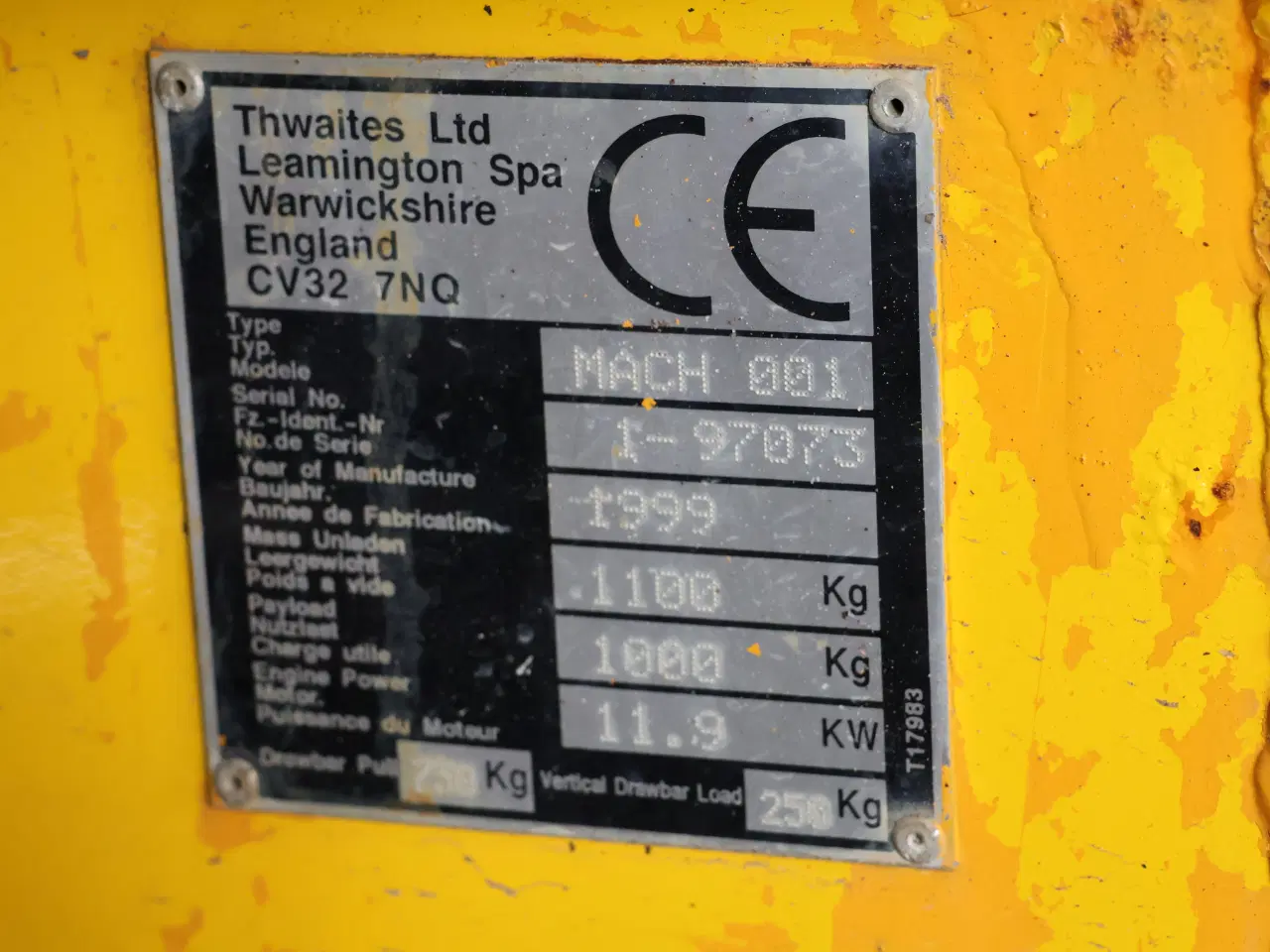 Billede 16 - Thwaites Skipstar 1000 minidumper m/4wd