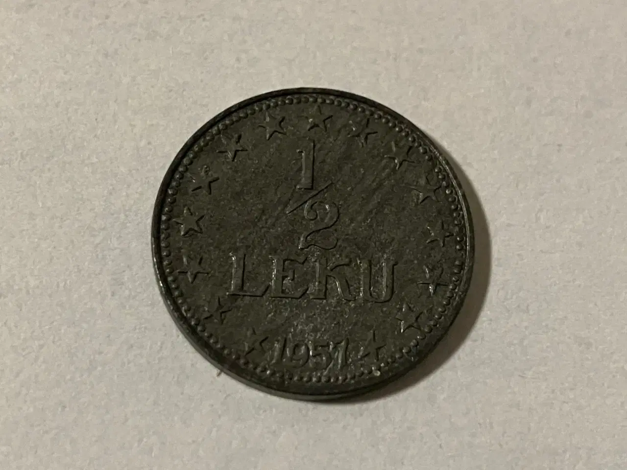 Billede 1 - 1/2 Leku Albania 1957