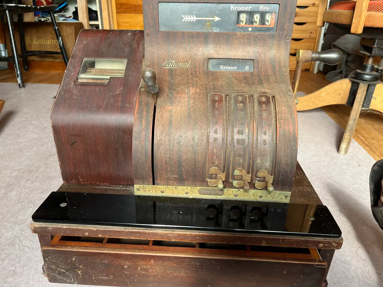 Billede 1 - GL. National Kasseapperat 