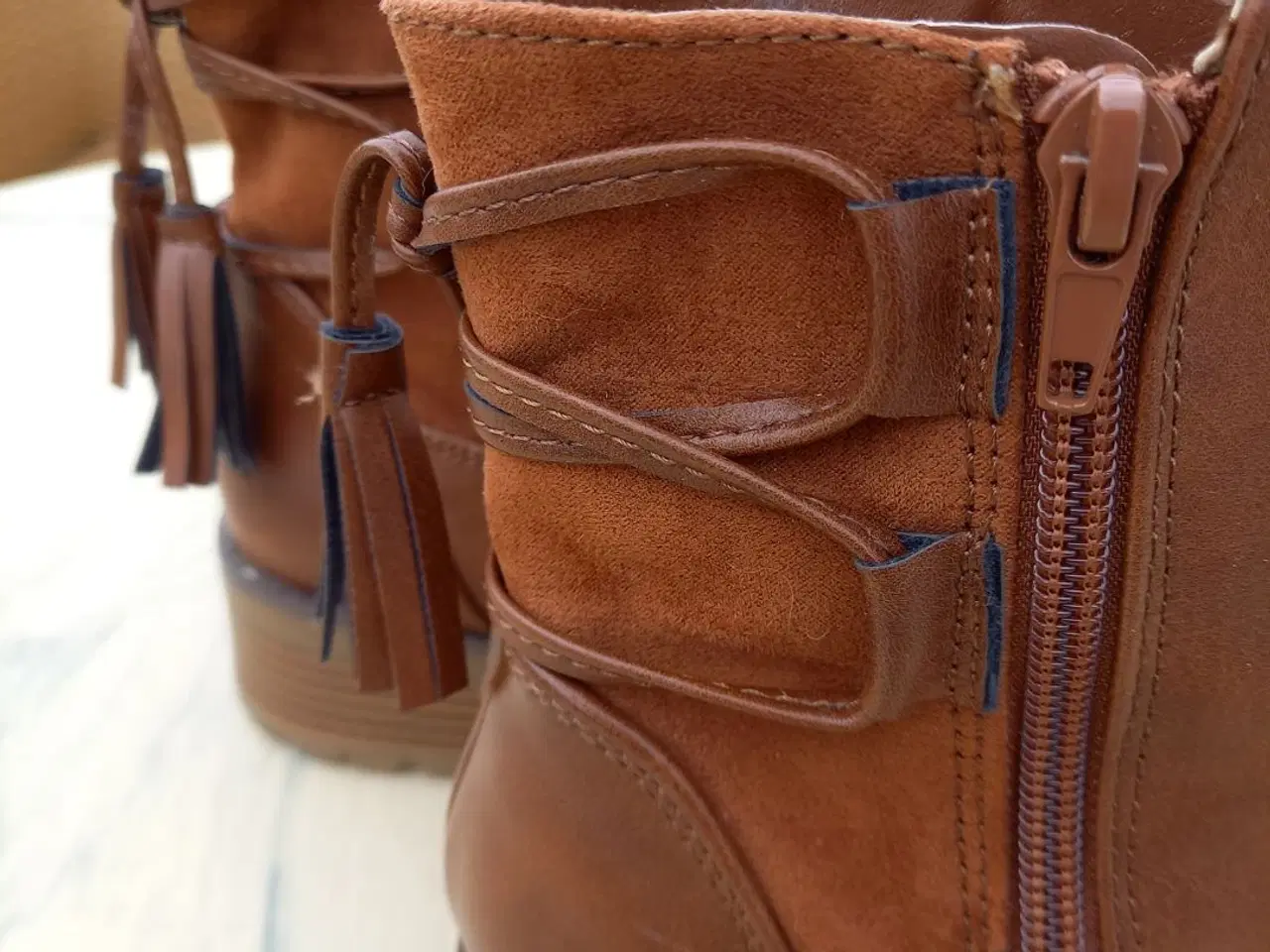 Billede 3 - Super lækre Anna Field støvler cognac