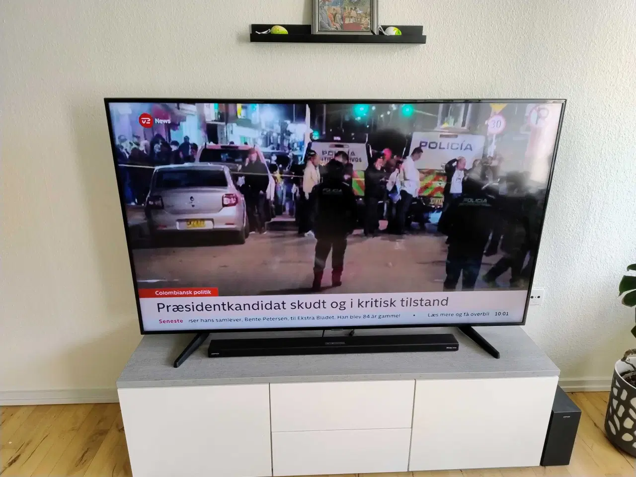 Billede 1 - Samsung series 6, 65" smart tv med soundbar.