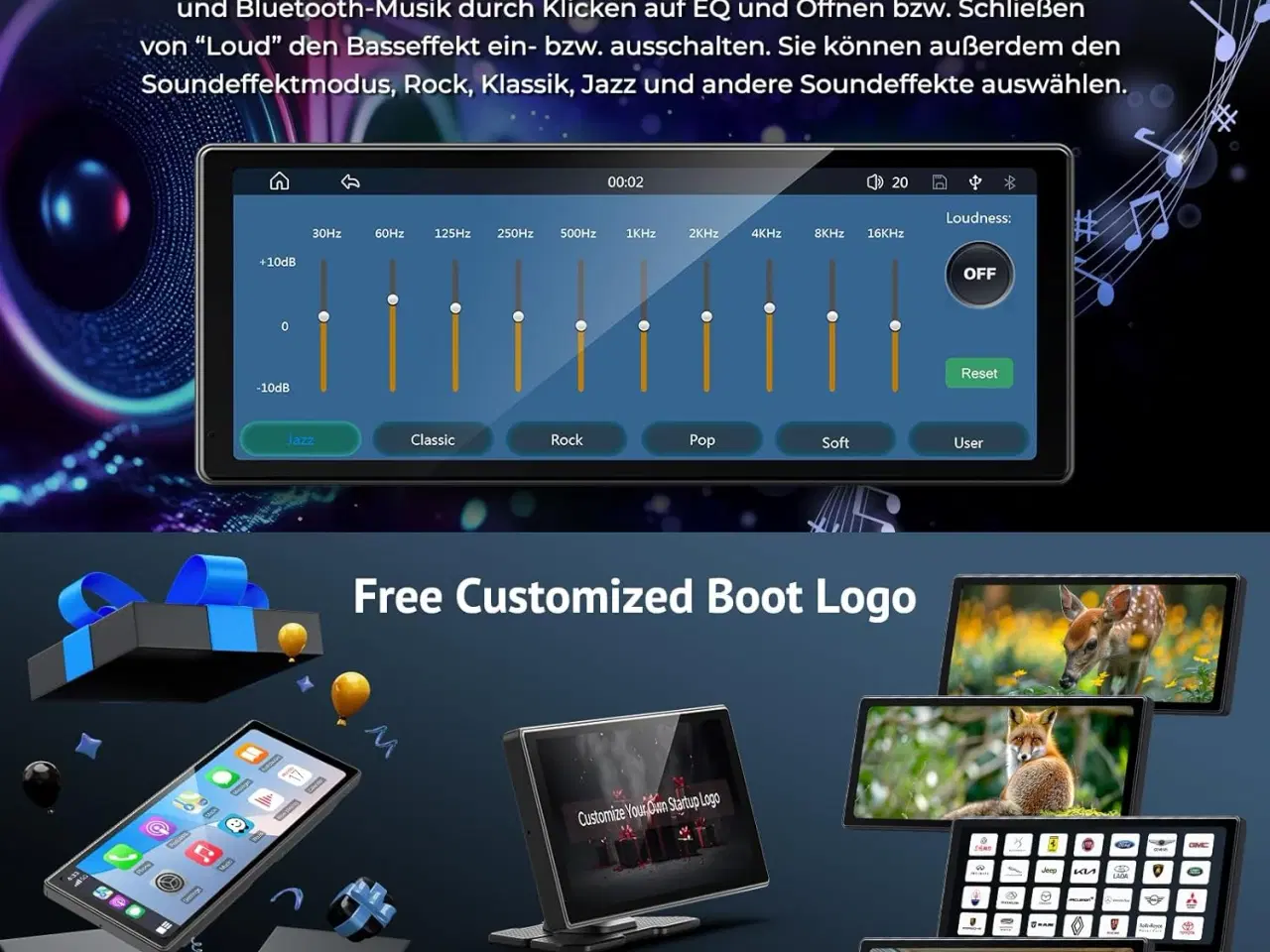 Billede 4 - Wonsidary w96-14  10.26 Inch IPS CarPlay