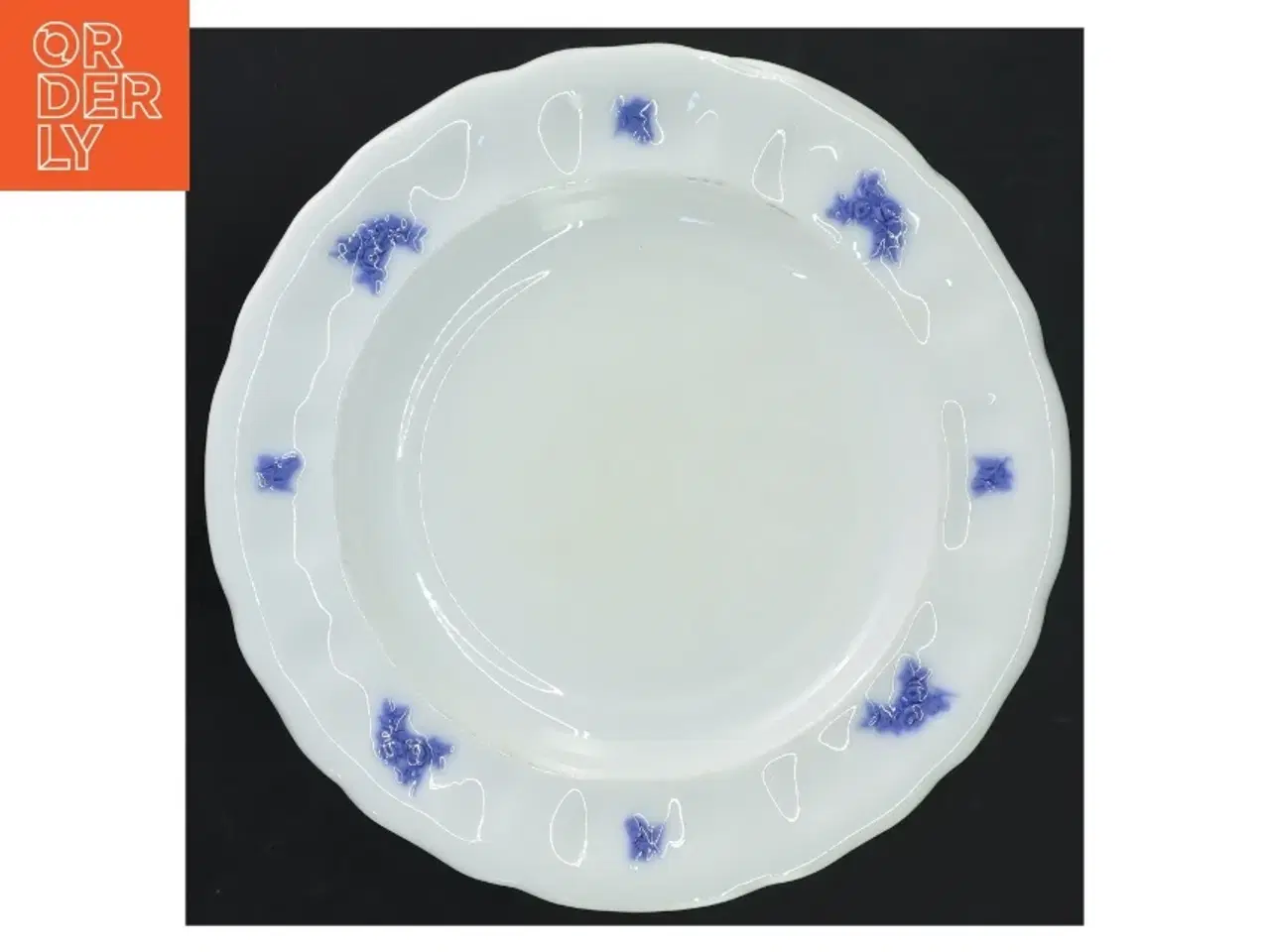 Billede 3 - 9 middagstallerkener fra Gustavberg Blå Blom (str. Ø 21 cm)
