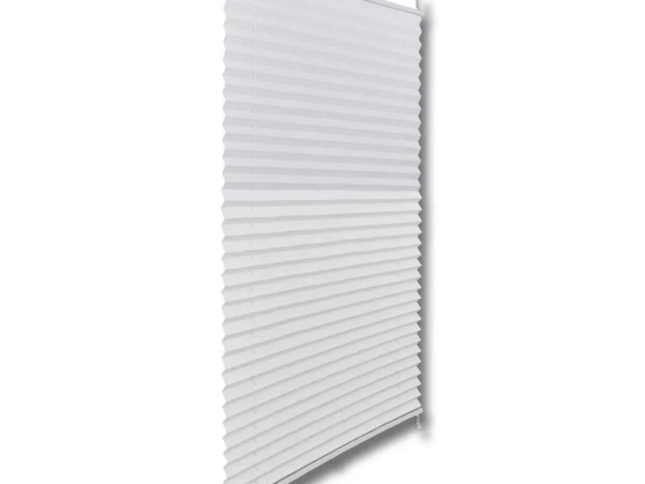 Billede 3 - Plisségardiner 80 x 100 cm hvid